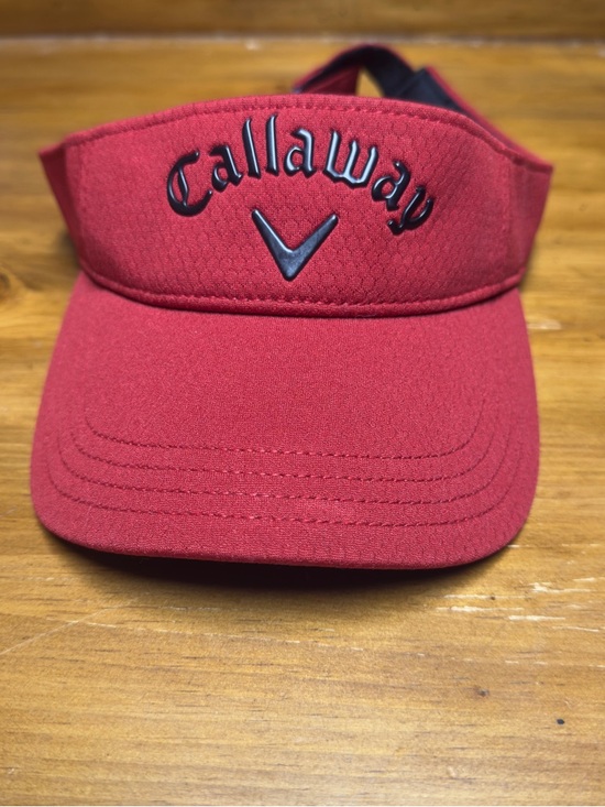 Callaway Other - Callaway Red Performance Golf Visor Liquid Metal Rare NWT